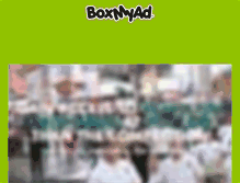 Tablet Screenshot of boxmyad.com